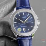 Swiss Replica Piaget Polo S Limited Edition Watches Blue Leather Strap_th.jpg